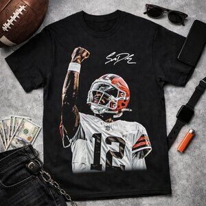 Shedeur Sanders #12 Fist Pump Graphic Tee | Cleveland Browns Football Fan Shirt